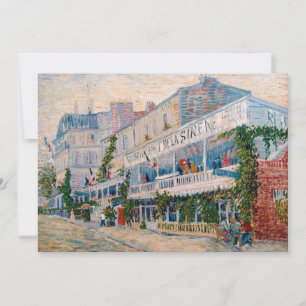 Carte De Remerciements Vincent van Gogh - Restaurant de la Sirène