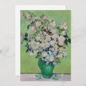 Carte De Remerciements Vincent van Gogh - Rose (Devant / Derrière)