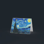 Carte De Remerciements Vincent Van Gogh - Starry Night<br><div class="desc">Vincent Van Gogh - Starry Night</div>