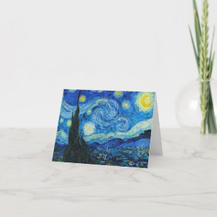 Carte De Remerciements Vincent Van Gogh - Starry Night