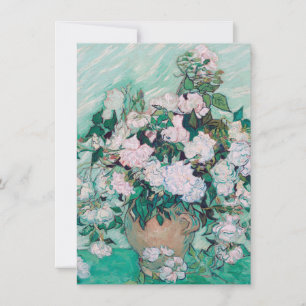 Carte De Remerciements Vincent Van Gogh - Vase avec Roses, 1890