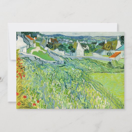 Carte De Remerciements Vincent van Gogh - Vignobles à Auvers (Devant)