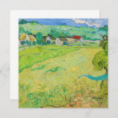 Carte De Remerciements Vincent van Gogh - Vue des Vessenots près d'Auvers (Devant / Derrière)