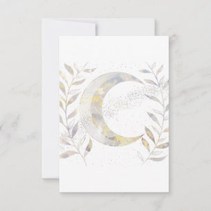 Carte De Remerciements Vins et lune