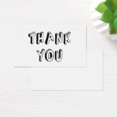 Carte de remerciements vintage (Bureau)