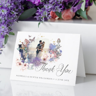 Carte De Remerciements Vintage Alice Au Pays Des Merveilles