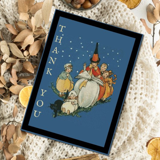 Carte De Remerciements Vintage Halloween