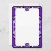 Carte De Remerciements Violet W3 (Dos)
