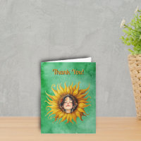Visage de Filles Souriantes au Milieu de Tournesol