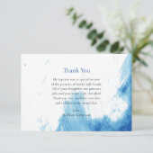 Carte De Remerciements Visage des eaux Baptême chrétien orthodoxe (Debout devant)