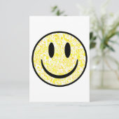 Carte De Remerciements Visage souriant éclaboussé (Debout devant)