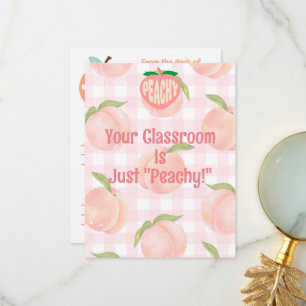 Carte De Remerciements Visite de classe à rétroaction positive principale