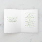 Carte de remerciements VN de la femme du pasteur (Intérieur)