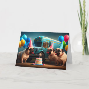 Carte De Remerciements Voeux d'anniversaire remplis de ballons pour votre