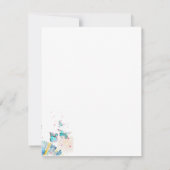 Carte De Remerciements Voeux d'anniversaire Whimsical - Dandelions coloré (Dos)