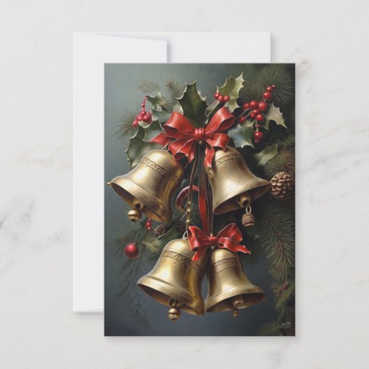 Carte De Remerciements Vœux de Noël (Devant)