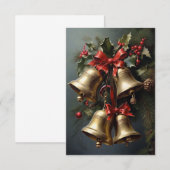 Carte De Remerciements Vœux de Noël (Devant / Derrière)