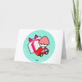 Carte de remerciements - voiture avec de petites (Dos)