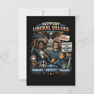 Carte De Remerciements Voix de la Liberté