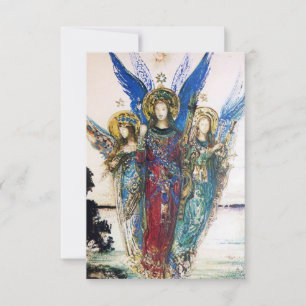 Carte De Remerciements « Voix du soir » de Gustave Moreau