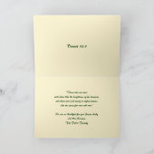 Carte De Remerciements Volage d'appréciation du pasteur (Intérieur)