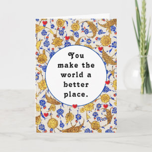 Carte De Remerciements volontaire