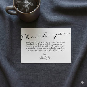 Carte De Remerciements Vos photos et souvenirs mariage de code QR