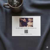 Carte De Remerciements Vos photos et souvenirs mariage de code QR