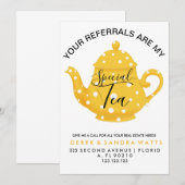 Carte De Remerciements Vos Référentiels Sont Mon "Spécial - Small Busines (Devant / Derrière)