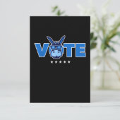 Carte De Remerciements Vote démocrate Donkey 2020 (Debout devant)