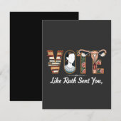 Carte De Remerciements Voter Comme Ruth Vous A Envoyé Harris LGBTQ Égalit (Devant / Derrière)