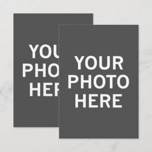 Carte De Remerciements Votre photo ici