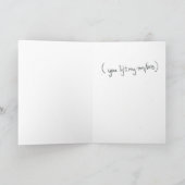 Carte De Remerciements Vous allumez mon feu de camp (Intérieur)