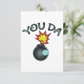 Carte De Remerciements Vous Avez Bombe De Parties scintillant (Debout devant)