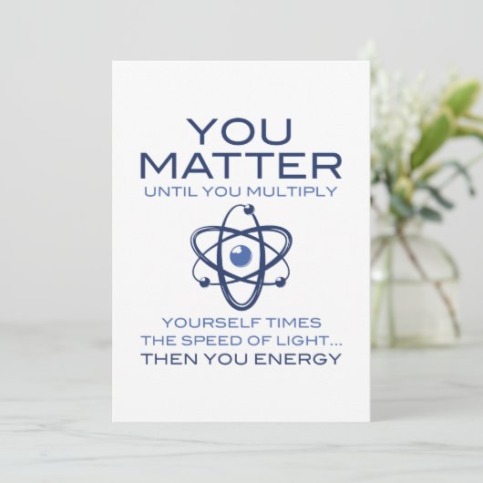 Carte De Remerciements Vous Comptez (Debout devant)