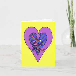 Carte De Remerciements Vous Êtes Ici. .. Dans mon coeur