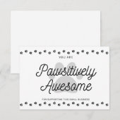 Carte De Remerciements Vous Êtes Impressionnamment (Devant / Derrière)