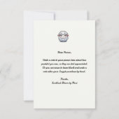 Carte De Remerciements Vous êtes incroyablement mignon Pun mouton plat ca (Dos)