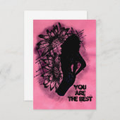 Carte De Remerciements Vous êtes le meilleur (Devant / Derrière)