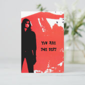 Carte De Remerciements Vous êtes le meilleur (Debout devant)