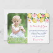 Carte De Remerciements Vous êtes si gentil Positano Citrons Rose Fête Pho (Devant)