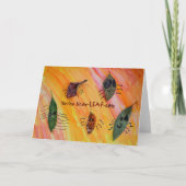 Carte De Remerciements Vous êtes UnbeLEAFable - Kids Art for CHOC (Devant)