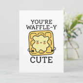 Carte De Remerciements Vous êtes Waffle-Y mou (Debout devant)