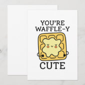 Carte De Remerciements Vous êtes Waffle-Y mou (Devant / Derrière)