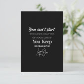 Carte De Remerciements vous ne pouvez pas étoiles (Debout devant)