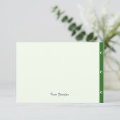 Carte De Remerciements Vous pouvez customiser (Debout devant)