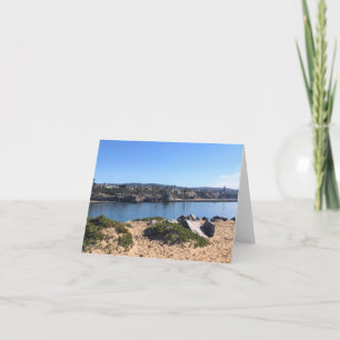 Carte De Remerciements Vue depuis le Wedge, Newport Beach, Californie