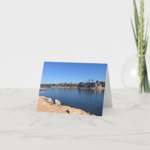 Carte De Remerciements Vue depuis le Wedge, Newport Beach, Californie