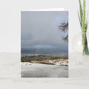 Carte De Remerciements Vue hivernale sur la rivière Kent