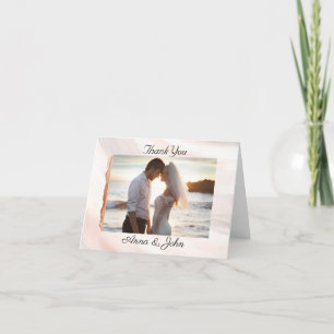 Carte De Remerciements Wabi Sabi Aquarelle Kanji Photo Enregistrer la dat